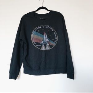 Zoe and liv space sweatshirt black size XL